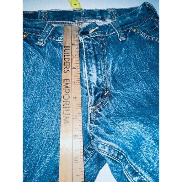 Levis 514 Jeans Mens Redline Selvedge Denim Buckle Back Sz 30x32 Fits 28x30.5 - Picture 14 of 16